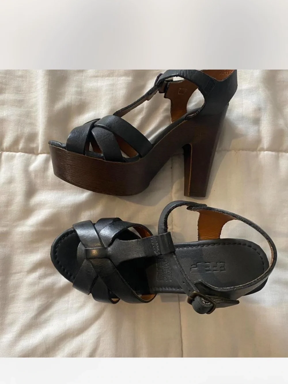 Vintage platform sandals